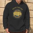 Praise The Lard Bbq Pig & Hog Lovers Vintage Hoodie Lifestyle