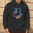 Precioso Caballo Con Cielo Relámpago Caballo Sudadera Estilo de vida