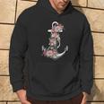 Preppy Nautical Anchor For Sailors Boaters & Yachting Hoodie Lifestyle