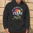 All The Pretty Girls Walk Like This Baseball Softball Hoodie Lifestyle