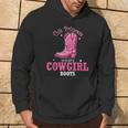 Princess Cowgirl Wears Western Cowboy Boots Farm Girls Hoodie Lifestyle
