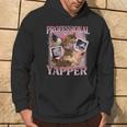 Professionelle Yapper Meme Cat Hoodie Lebensstil