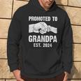 Promoted To Grandpa Est 2024 New Grandpa Father's Day Hoodie Lifestyle