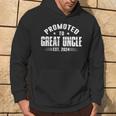 Promoted To Great Uncle 2024 Family Pregnancy Announcement Hoodie Lifestyle