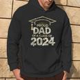 Proud Dad Of A Class Of 2024 Graduate Senior 24 Graduation Hoodie Lifestyle