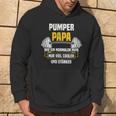 Pumper Papa Kraftsport Gym Lustiges Bodybuilding Mit-Ausschnitt Kapuzenpullover Lebensstil