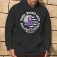 Purple Up For Military Kid Us Flag Cool Military Child Month Hoodie Lifestyle
