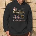 This Queen Makes 44 Look Fabulous 44Th Birthday Queen B-Day Hoodie Lifestyle
