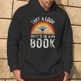 Rainbow Reading Take A Look Its In A Book Retro Vintage Men Hoodie Lifestyle