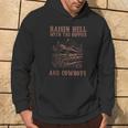 Raising Hell With The Hippies And Cowboys Western Cowgirl Hoodie Lifestyle