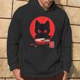 Ramen Cat Japanese Love Kanji Vintage Rising Sun Neko Nippon Hoodie Lifestyle