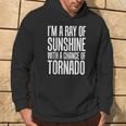 Ray Of Sunshine With A Chance Of Tornado Hoodie Lifestyle