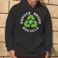 Reduce Reuse Recycle Earth Day 2024 Hoodie Lifestyle