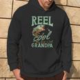 Reel Cool Grandpa Fishing Grandpas Father's Day Dad Hoodie Lifestyle