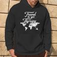 Reisende Und Reiseliebhaber One Of Travel Is My Therapy Memes Kapuzenpullover Lebensstil