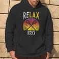 Relax Bro Lacrosse Sayings Lax Player Coach Team Hoodie Lifestyle