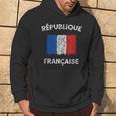 Republique Francaise Vintage French Flag Hoodie Lifestyle