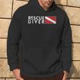 Rescue Diver Flag Search Rescue Diver Scuba Kapuzenpullover Lebensstil