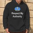 Respect My Authority Police Themed Hoodie Lifestyle