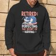 Retired Perfecting The Sport Of Napping Cat Lover Retirement Hoodie Lifestyle
