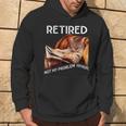 Retirement 2024 Retired 2024 Not My Problem Anymore Cute Cat Hoodie Lifestyle