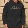Retro Camping Outdoor Heartbeat Nature Camper Hiking Camping Hoodie Lebensstil