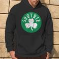 Retro Look Southie Irish St Patrick's Day Distressed Hoodie Lifestyle