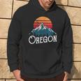 Retro Oregon Or Mountains Outdoor Wildness Hoodie Lifestyle