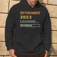 Retro Retirement 2023 Loading Retired Countdown Retiring Hoodie Lifestyle
