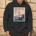 Retro San Francisco Golden Gate Bridge Sf Traveler Hoodie Lifestyle