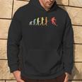 Retro Skiing Evolution For Skiers Hoodie Lebensstil