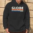 Retrointage 70S 80S Style Globe Az Kapuzenpullover Lebensstil