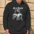 He Is Rizzin Jesus Playing Football Sports Rizz Hoodie Lifestyle