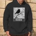 Robin Bird Branch SilhouetteHoodie Lifestyle