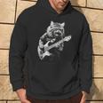 Rock Cat Playing Guitar Guitar Cat Guitarist Hoodie Lifestyle