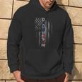 Roush Family American Flag Hoodie Lifestyle