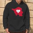 Saarland Heart Love Homeland Saarländer Kapuzenpullover Lebensstil