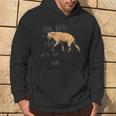 Safari Animal Common Laughing Hyena Hoodie Lifestyle