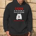 Samoyed Daddy Dad You Are My Favorite Human Father's Day Hoodie Lifestyle