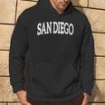 San Diego California Varsity Sports Jersey Style Hoodie Lifestyle