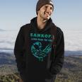 Sankofa Learn From The Past African Bird Pattern Hoodie Lifestyle