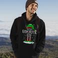 Santa's Favorite Elf Christmas Family Matching Xmas Hoodie Lifestyle