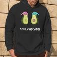 Schlavocado Avocado Couple Pyjamas Tired Sleep Slogan Hoodie Lebensstil