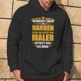 Seine Majestät Der Maler Betritt Das Gelände German Language Hoodie Lebensstil