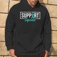 Sexual Assault Awareness Support Squad I Wear Teal Ribbon Hoodie Lifestyle