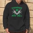 Shamrock And Roll Rock And Roll Saint Patrick's Day Skull Hoodie Lifestyle
