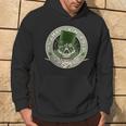 Shamrock And Roll Rock And Roll Saint Patrick's Day Skull Hoodie Lifestyle