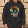 Sheltie Dad For Sheltie Dogintage Hoodie Lebensstil