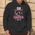 Sie Heiratet Wir Saufen Nur Junggesellenabschied Hoodie Lebensstil