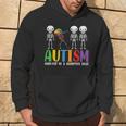 Skeleton Dancing To A Different Beat Autism Awareness Hoodie Lifestyle
